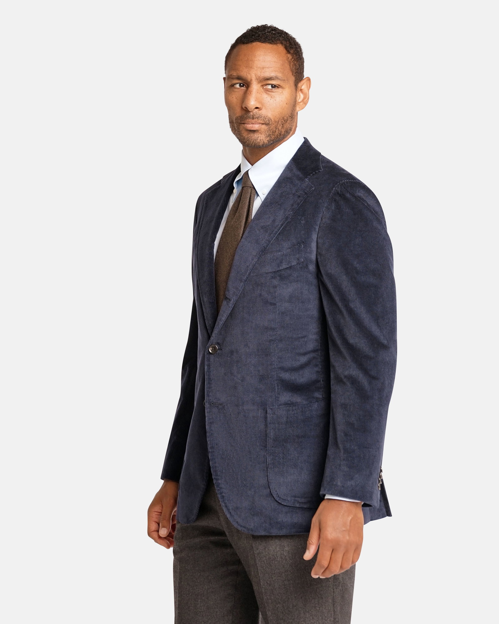 Mod 2 - Corduroy Jacket Navy - Blazers - Cavour